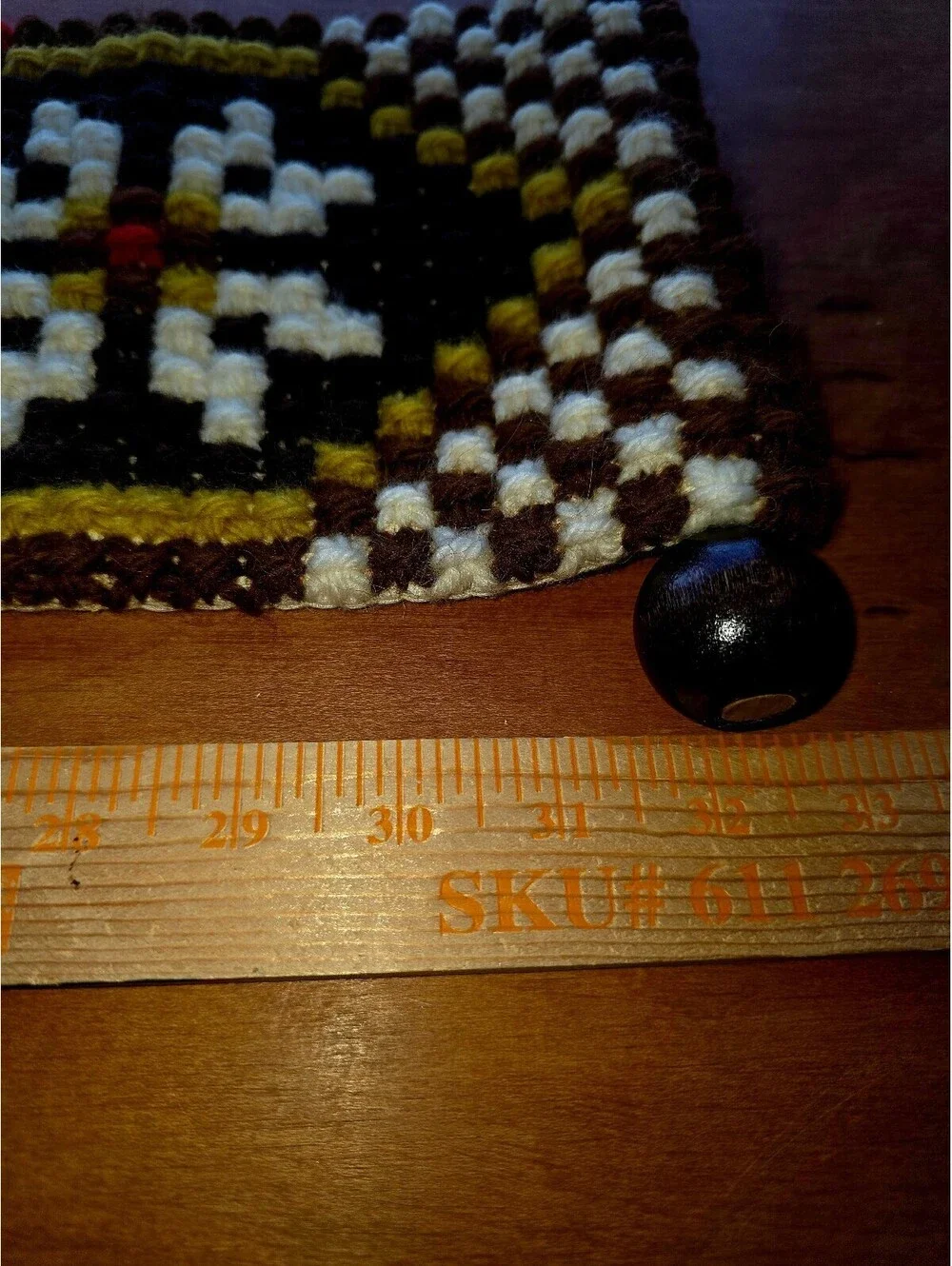 Vintage Crewel/ Norwegian klokkestreng (bell pull)